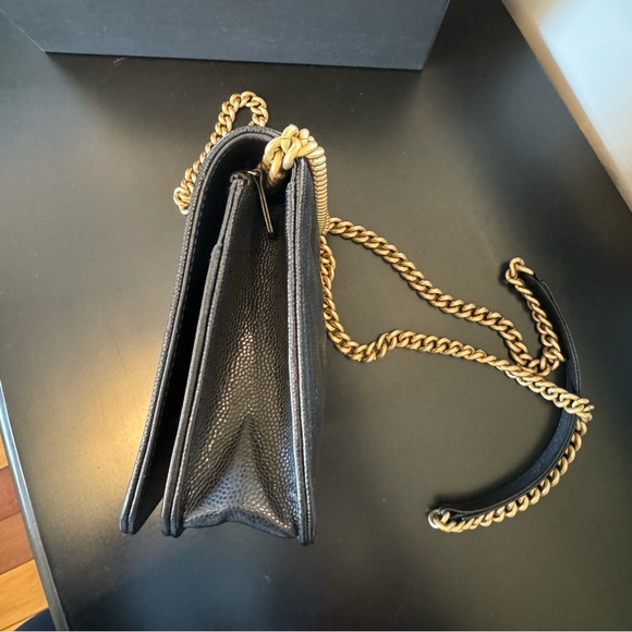 Authentic Chanel WOC caviar black gold hardware. - Picture 11 of 13